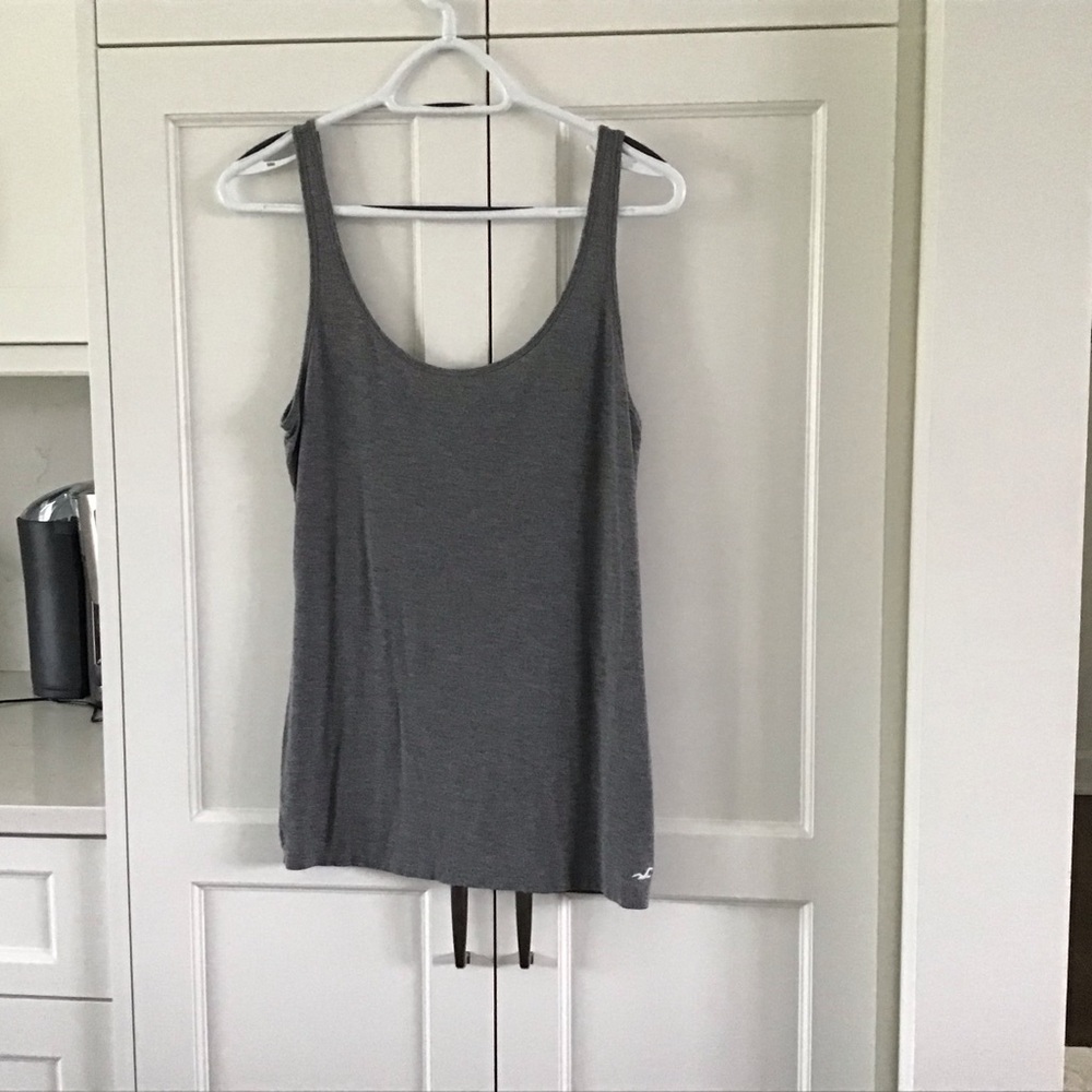 Hollister gray tank top